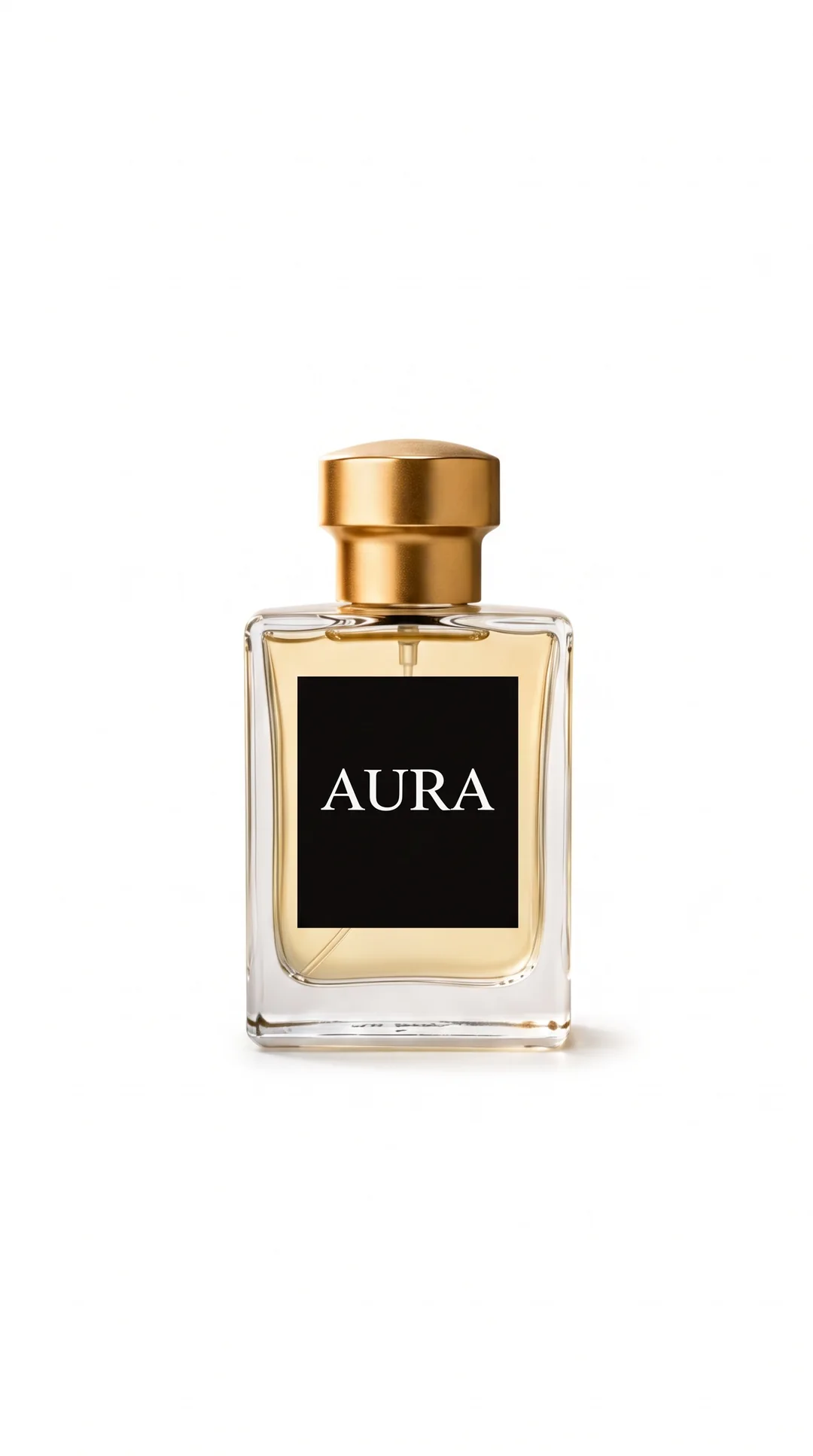 Perfume fictício AURA: foto do produto